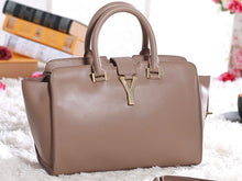 Load image into Gallery viewer, Yves Saint Laurent Cabas Chyc Original Leather Tote Light Khaki
