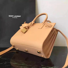 Load image into Gallery viewer, Yves Saint Laurent Nano Sac De Jour Bag In Beige Leather
