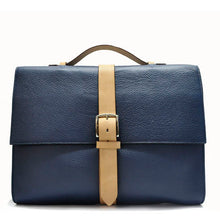 Load image into Gallery viewer, Hermes Briefcases H2048 Unisex Cow Leather Blue

