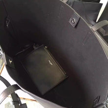 Load image into Gallery viewer, Yves Saint Laurent Black Large Shopping Bag With Fringed
