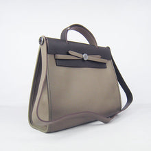 Load image into Gallery viewer, Hermes Herbag 60667 Ladies Cow Leather Grey
