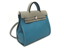 Load image into Gallery viewer, Hermes Herbag H1190S Ladies Cow Leather Grey
