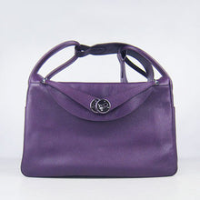 Load image into Gallery viewer, Hermes Lindy 34cm handbag 6208 purple Silver
