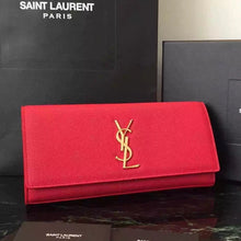Load image into Gallery viewer, Yves Saint Laurent Red Classic Monogramme Clutch

