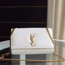 Load image into Gallery viewer, Yves Saint Laurent Medium Monogram Satchel In White Leather
