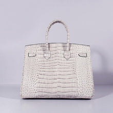 Load image into Gallery viewer, Hermes Birkin 35cm Crocodile Leather Handbag Himalaya Gold

