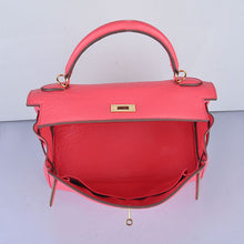 Load image into Gallery viewer, Hermes Kelly 32cm Togo Leather Handbag 6108 Lip Pink Golden
