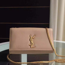 Load image into Gallery viewer, Yves Saint Laurent Medium Monogram Satchel In Beige Leather
