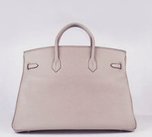 Load image into Gallery viewer, Hermes Birkin 35CM Togo Leather Handbags 6099 grey golden
