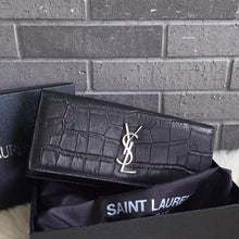 Load image into Gallery viewer, Yves Saint Laurent Crocodile Classic Monogramme Clutch
