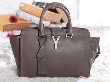 Load image into Gallery viewer, Yves Saint Laurent Cabas Chyc Original Leather Tote Khaki
