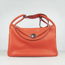Load image into Gallery viewer, Hermes Lindy 34cm handbag 6208 orange Silver
