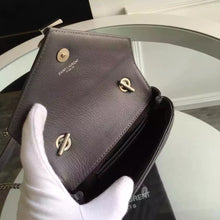 Load image into Gallery viewer, Yves Saint Laurent Baby Monogram Chain Bag In Anthracite Goatskin
