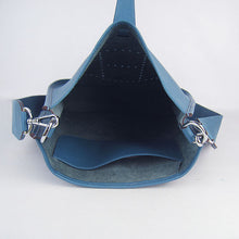 Load image into Gallery viewer, Hermes Evelyne I handbag H6309 blue silver
