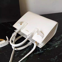 Load image into Gallery viewer, Yves Saint Laurent Nano Sac De Jour Bag In White Leather
