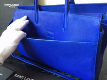 Load image into Gallery viewer, Yves Saint Laurent Medium Rive Gauche Bag In Blue Leather
