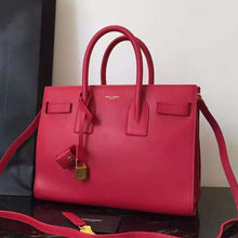 Load image into Gallery viewer, Yves Saint Laurent Small Sac De Jour Bag In Red Leather
