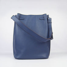 Load image into Gallery viewer, Hermes Nappa Leather Shoulder Bag H2804 dark blue Silver
