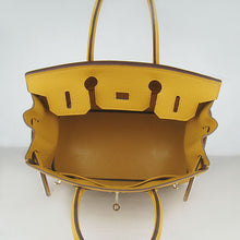 Load image into Gallery viewer, Hermes Birkin 30cm Togo Leather Handbags Yellow Golden
