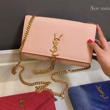 Load image into Gallery viewer, Yves Saint Laurent Medium Monogramme Tassel Bag In Nude Calfskin
