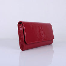 Load image into Gallery viewer, Yves Saint Laurent Lady Patent Leather Purse Red 39321
