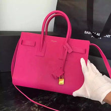 Load image into Gallery viewer, Yves Saint Laurent Small Sac De Jour Bag In Rosy Leather
