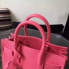 Load image into Gallery viewer, Yves Saint Laurent Nano Sac De Jour Bag In Rose Grained Leather
