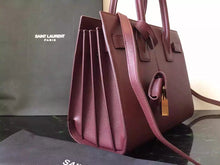 Load image into Gallery viewer, Yves Saint Laurent Baby Sac De Jour Bag In Burgundy Leather
