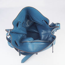 Load image into Gallery viewer, Hermes Nappa Leather Shoulder Bag H2804 blue Silver
