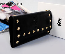 Load image into Gallery viewer, Yves Saint Laurent Flap Wallet Black 2671
