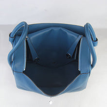 Load image into Gallery viewer, Hermes Lindy 34cm handbag 6208 blue Silver
