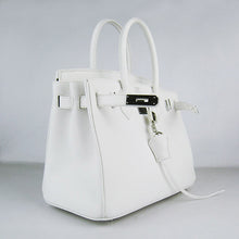 Load image into Gallery viewer, Hermes Birkin 30cm Togo Leather Handbags White Silver
