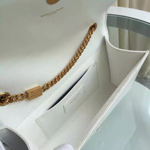 Load image into Gallery viewer, Yves Saint Laurent Medium Monogram Satchel In White Leather
