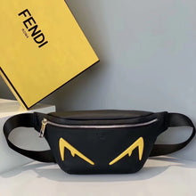 Load image into Gallery viewer, Fendi Diabolic Eyes Belt Bag In Black Calfskin
