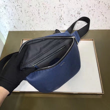 Load image into Gallery viewer, Fendi Belt Bag In Blue Romano Leather

