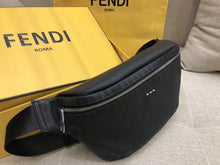 Load image into Gallery viewer, Fendi Belt Bag In Black Romano Leather
