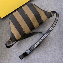 Load image into Gallery viewer, Fendi Belt Bag In Fabric With Pequin Striped Motif

