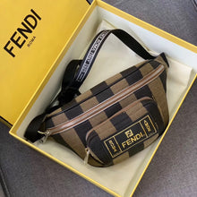 Load image into Gallery viewer, Fendi Belt Bag In Fabric With Pequin Striped Motif
