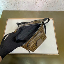 Load image into Gallery viewer, Fendi Belt Bag In Glazed Fabric With FF Motif
