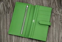Load image into Gallery viewer, Hermes Bearn Gusset Wallet In Bamboo Epsom Leather
