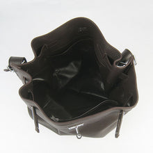 Load image into Gallery viewer, Hermes Nappa Leather Shoulder Bag H2804 dark coffee Silver

