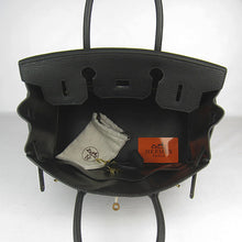 Load image into Gallery viewer, Hermes Birkin 30cm Togo Leather Handbags Black Golden
