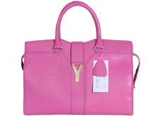 Load image into Gallery viewer, Yves Saint Laurent Cabas Chyc Large Leather Tote Pink
