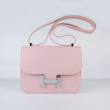 Load image into Gallery viewer, Hermes Constance Cowskin Leather Bag H017 pink silver
