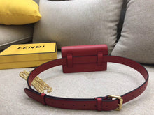 Load image into Gallery viewer, Fendi Kan I F Belt Bag In Red Calfskin
