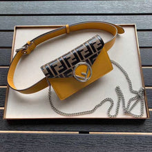Load image into Gallery viewer, Fendi Yellow Kan I F Belt Bag With FF Motif

