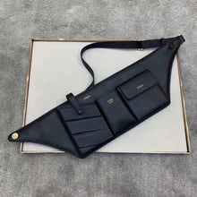 Load image into Gallery viewer, Fendi Pockets Belt Bag In Black Calfskin
