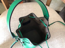 Load image into Gallery viewer, Fendi Mon Tresor Mini Bucket Bag In Green Calfskin
