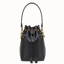 Load image into Gallery viewer, Fendi Mon Tresor Mini Bucket Bag In Black Calfskin
