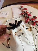 Load image into Gallery viewer, Fendi Mon Tresor Mini Bucket Bag In White Calfskin
